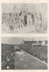 Die Tour des Herzogs von Cornwall durch Kanada